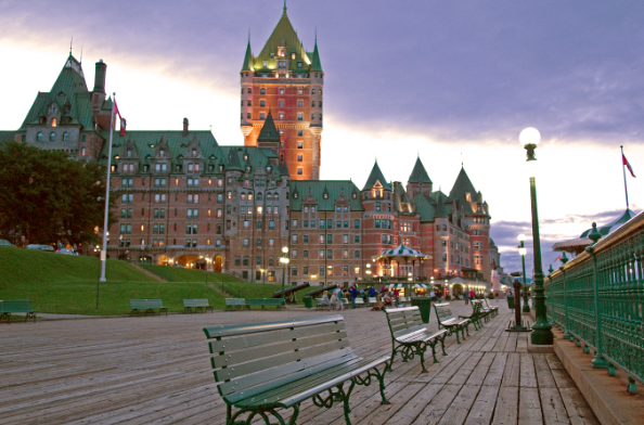 Quebec City for 2 days: walk on Terrace Dufferin