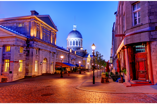 One of the best places to visit is the Montreal Old Port