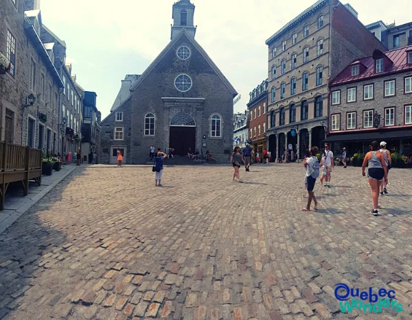 One Day in Quebec City must-see site: Place Royale.