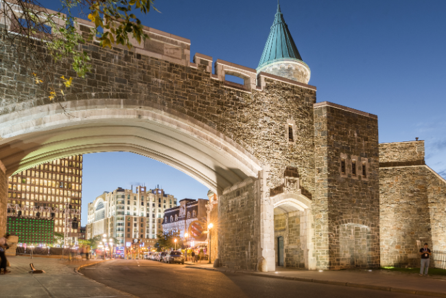 St John's Gate Quebec. A weekend visit in Quebec City.