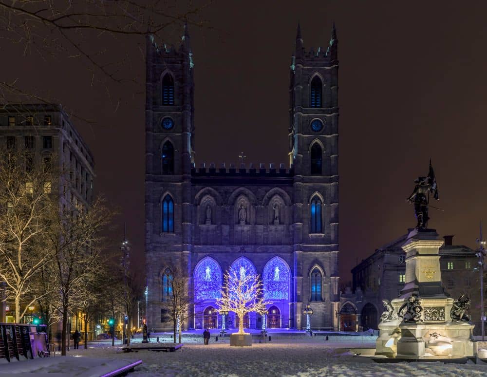 Notre-Dame Basilica is a place to visit in Montreal