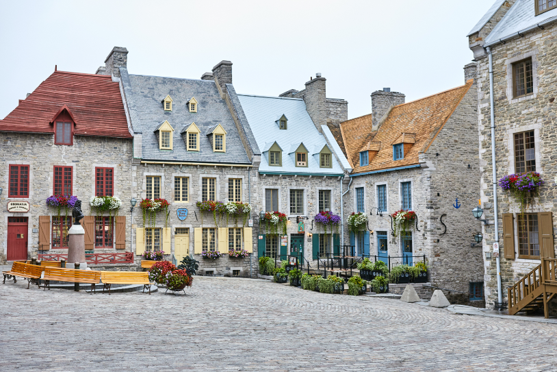 Walking along the Old Quebec street is one of the best things to do in Quebec City.