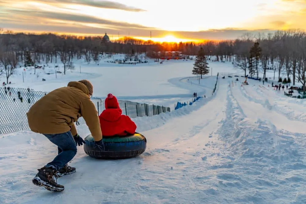 Mont Royal winter activities in Montreal