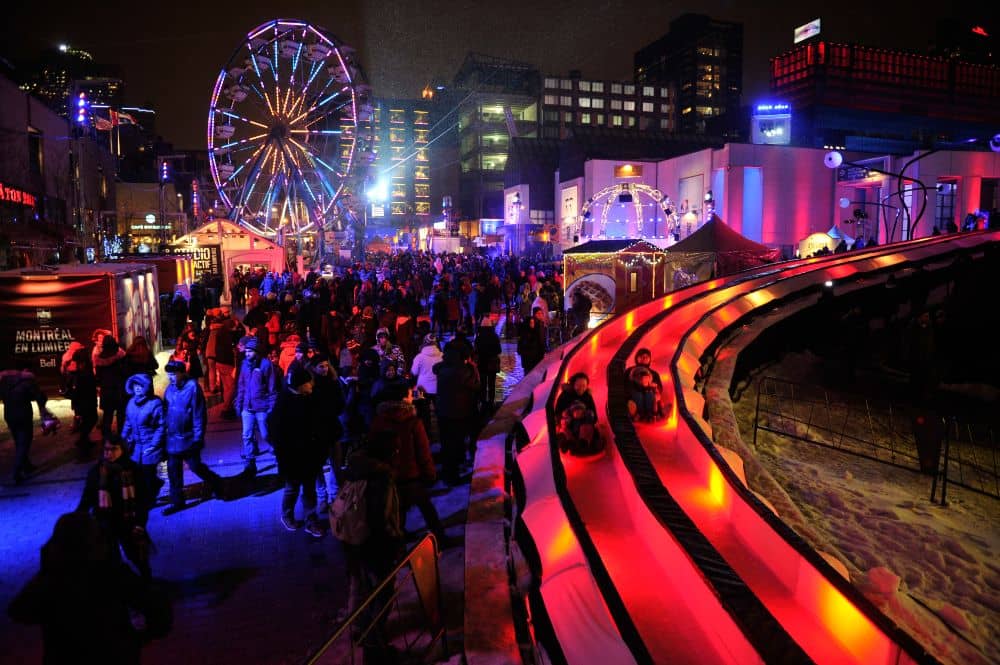  Montreal en Lumiere event in Montreal in winter