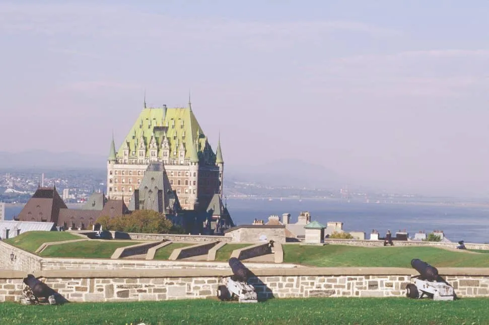 Visiting Citadelle de Quebec from Montreal in October