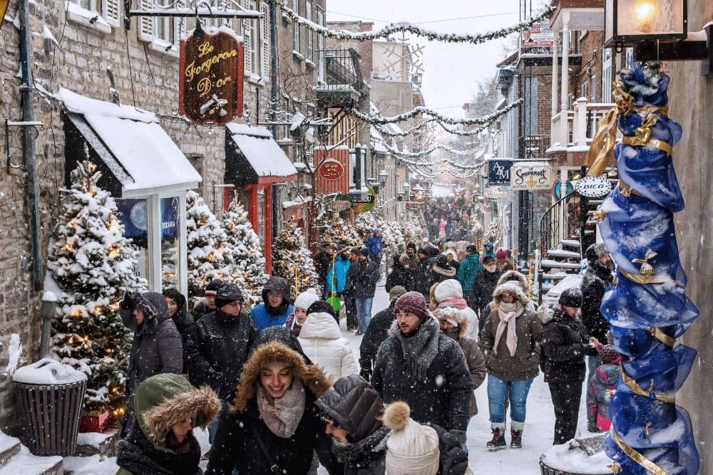 German Christmas Markets in Old Quebec City