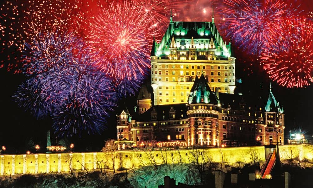Loto-Quebec Fireworks is  free to do in Quebec City at night