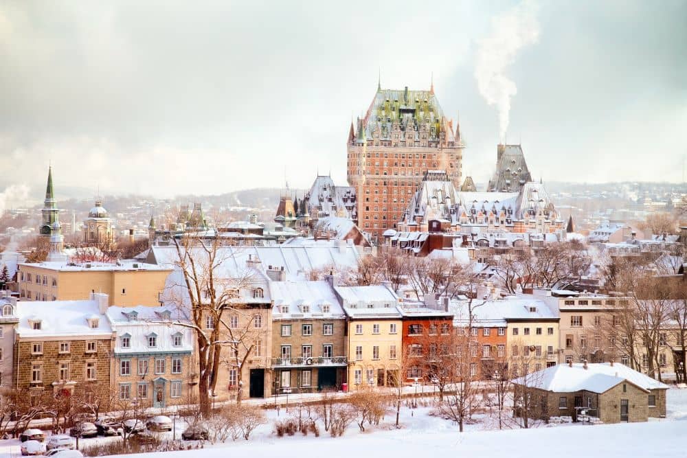 See Le Fairmont Chateau Frontenac in Quebec City for Christmas