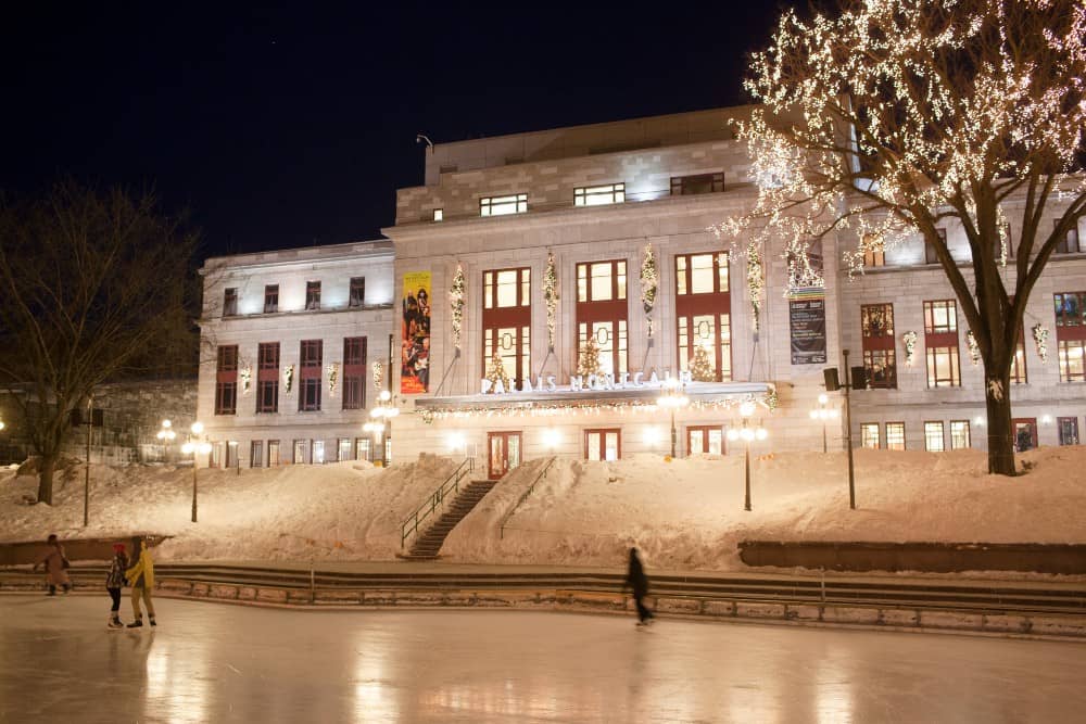 Watch shows at Palais Montcalm when visiting Quebec City in December