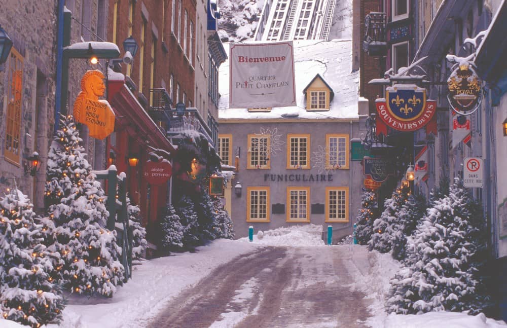 Petit-Champlain has Christmas activities in Quebec City